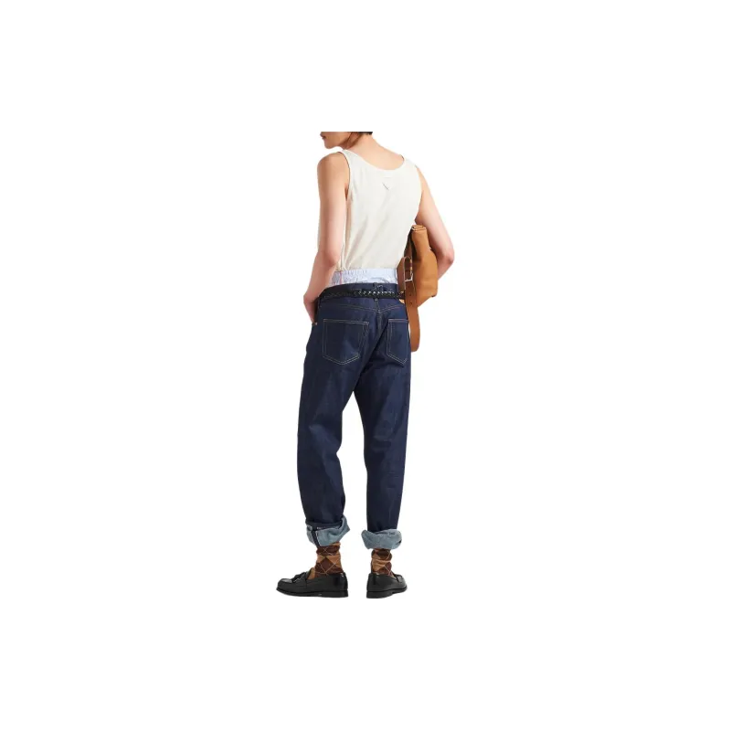PRADA Linen And Cotton Tank Top-2