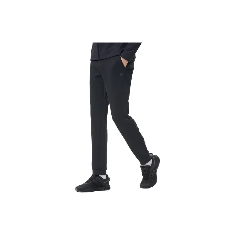 FILA Athletics Knitted Sweatpants Men Pitch Black-3