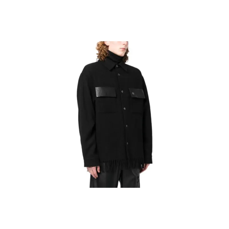 AMIRI Button Fringe Padded Overshirt-3