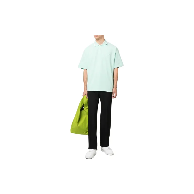 Maison Kitsune Polo Shirts Men Mint Green-3