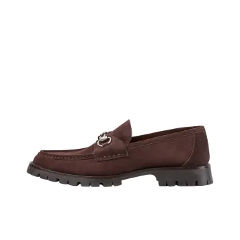 GUCCI Horsebit Loafers Men's Red