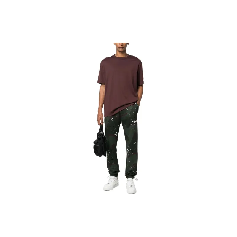 AMIRI Knitted Sweatpants Men Dark Green-2