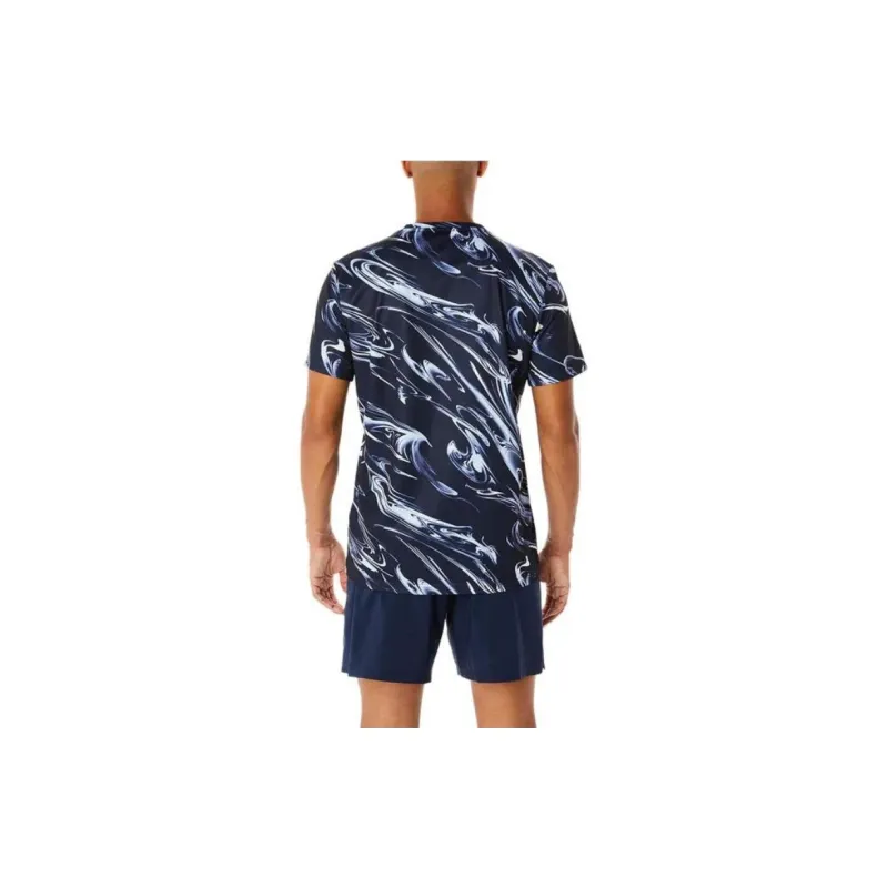Asics SUMINAGASHI T-Shirts Men Midnight Blue-2