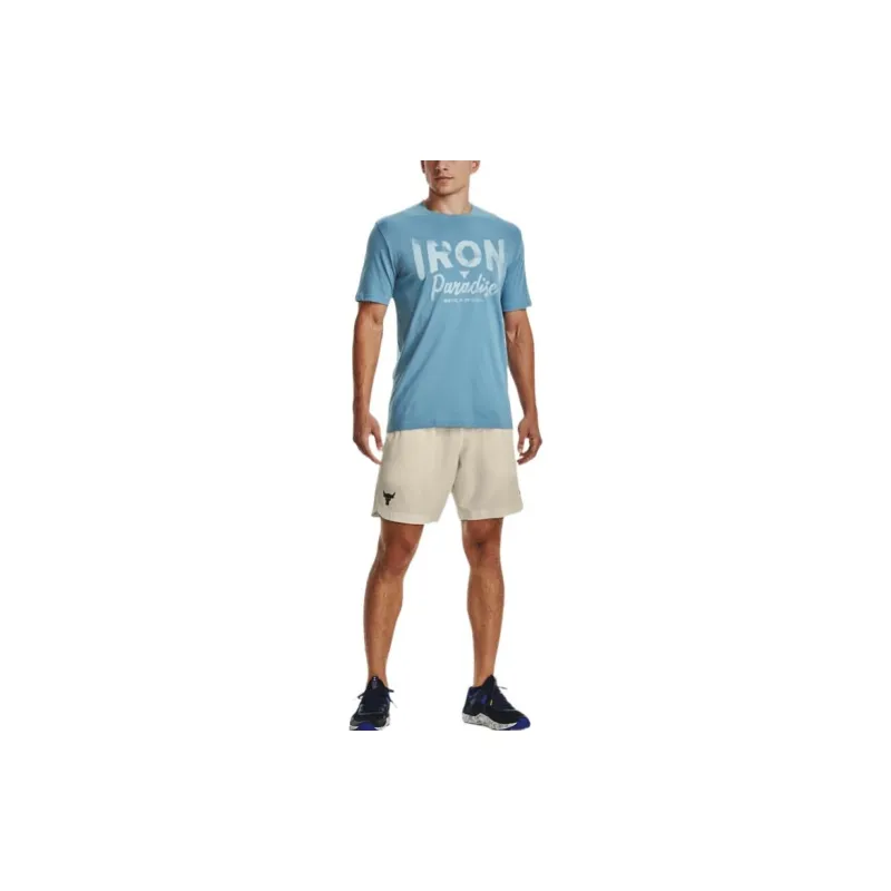 Under Armour Johnson Drop Shoulder Sleeve T Shirt Men's Blue-4