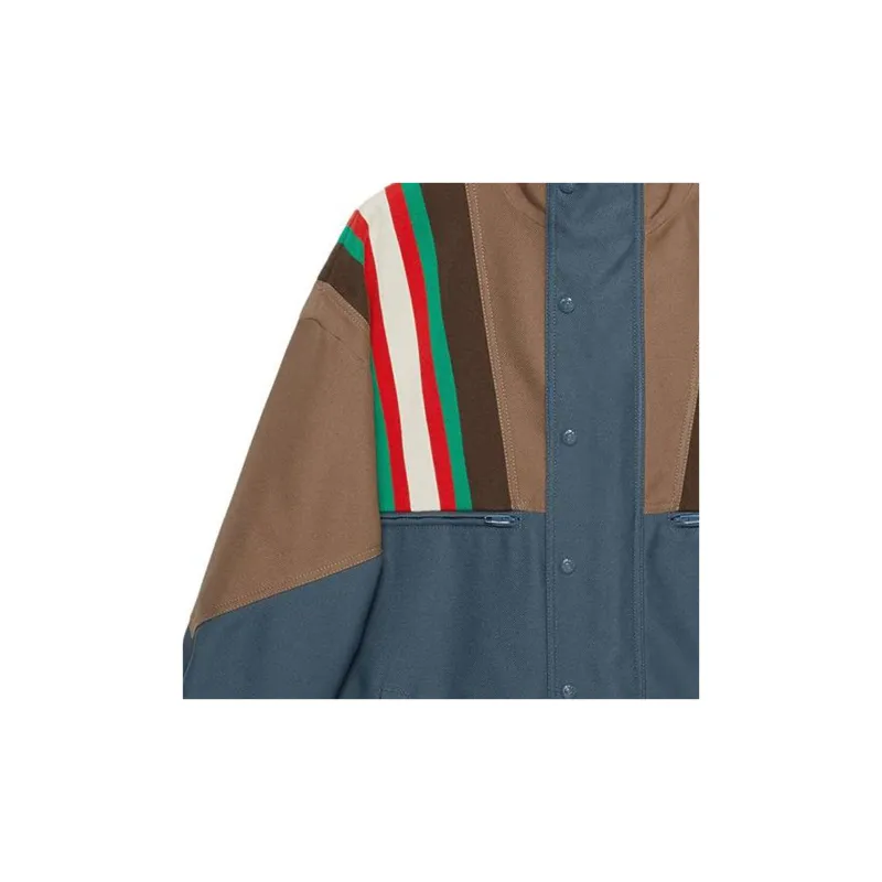 GUCCI Jackets Men Blue-5
