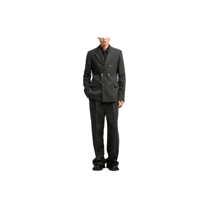AMIPARIS Paris Double Breasted Long Sleeved Blazer-2