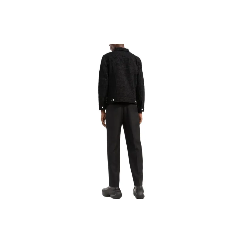 Givenchy Denim Jackets Men Black-1