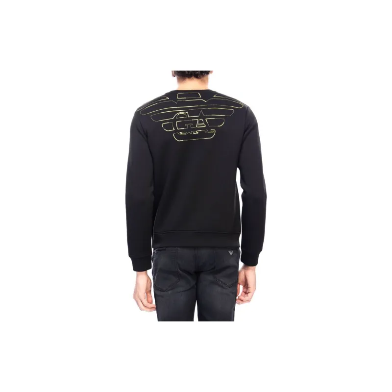 EMPORIO ARMANI Sweatshirts Men Black-4