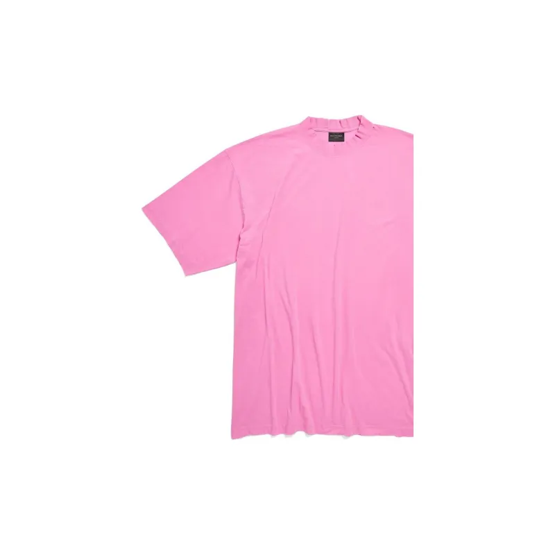 Balenciaga T Shirts Unisex Pink-4