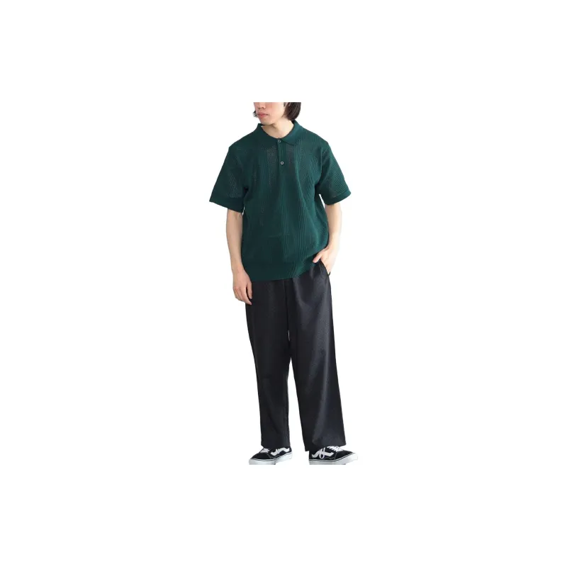 Beams Polo Shirts Men Dark Green-4