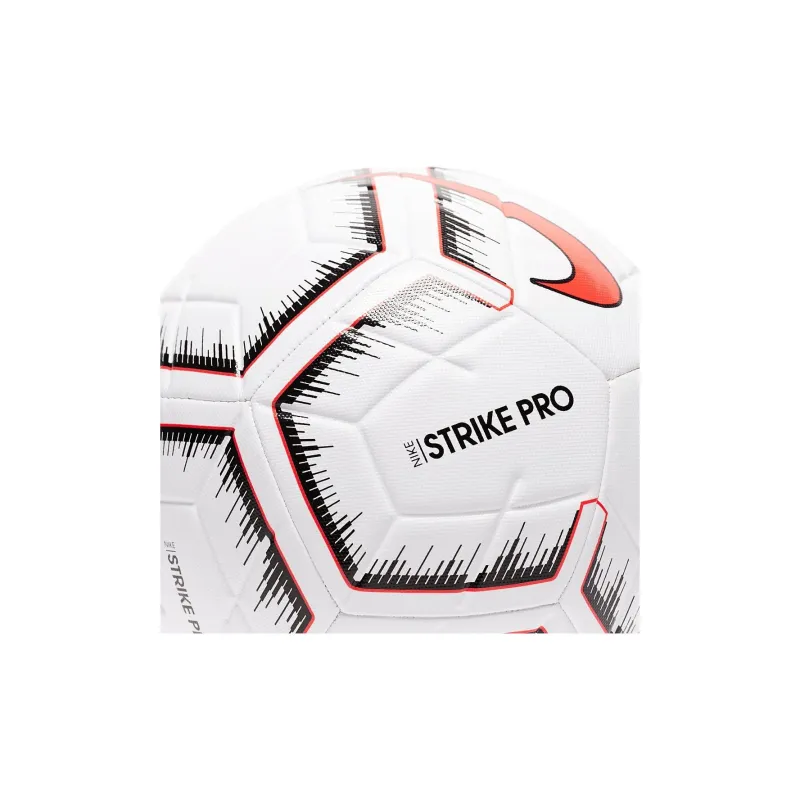 Nike Size 5 Ball Soccer PVC Machine Stitched Soccer Ball Unisex White Red-2