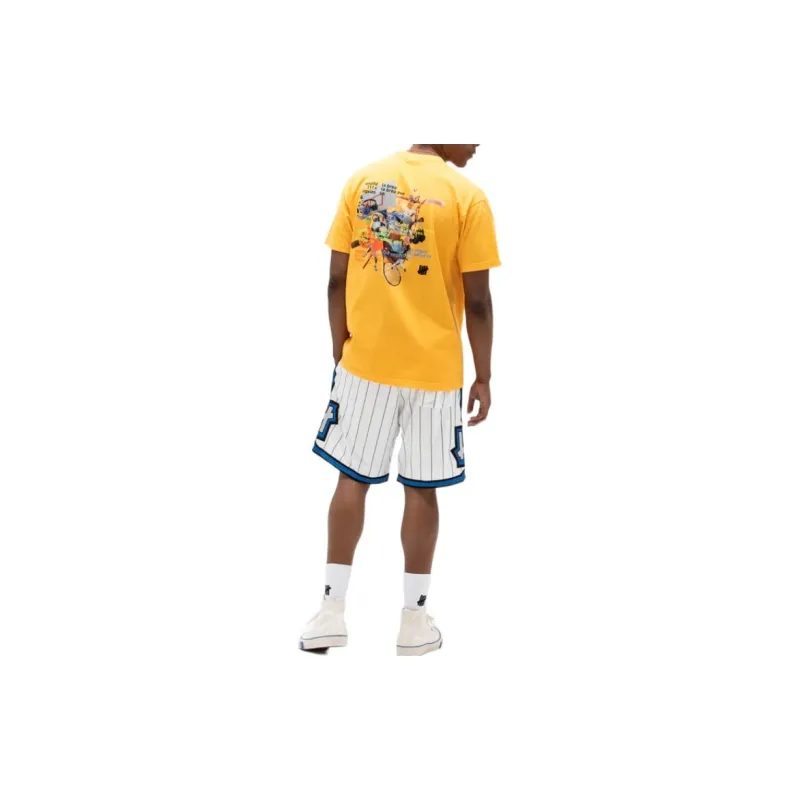 UNDEFEATED T Shirt Men's Orange-2