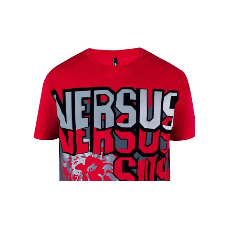 VERSACE T-Shirts Men Red-5