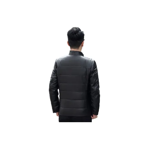 FORTEI Leather Jacket Men's Black