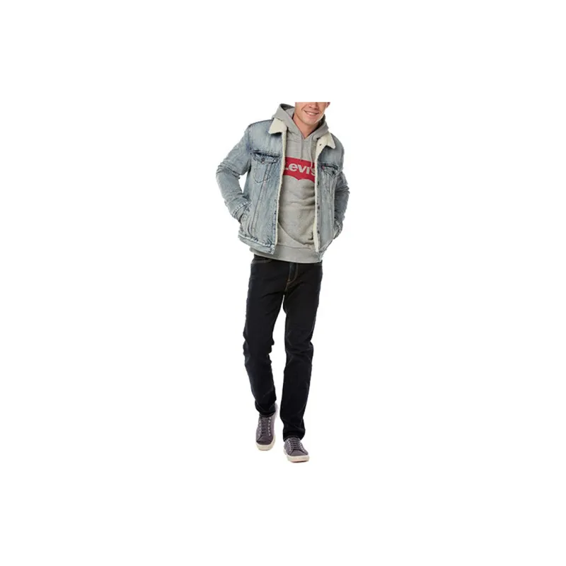 Levis Denim Jackets Men Blue-1