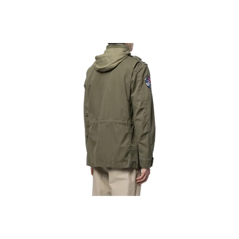 Polo Ralph Lauren Herringbone Patch Detailed Field Jacket-4