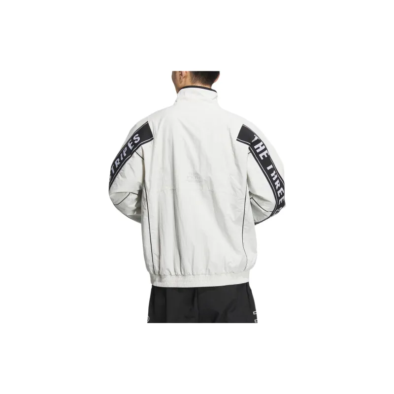 Adidas WORDING FW24 WRINKLED LINED TRACK TOP Jacket Unisex Track Gray-5