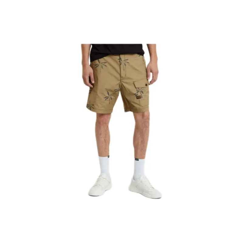 G STAR RAW Casual Shorts Men's Brown-1