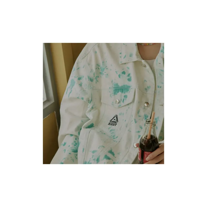 PEAK Denim Jackets Unisex Dreamy Green-2