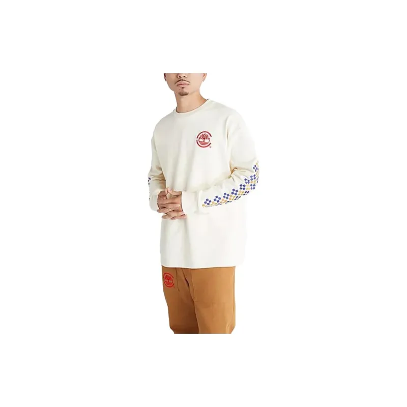 Timberland x CLOT Set in Sleeve T Shirt Unisex White-6