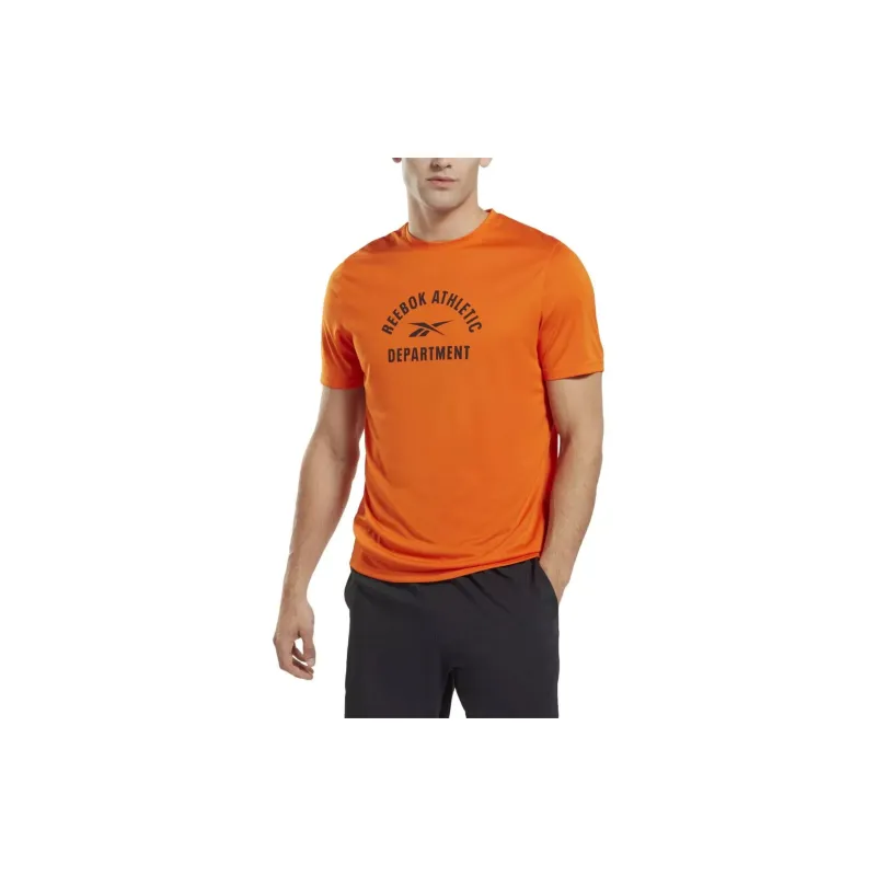 Reebok ID TRAIN GRAPHIC SS TEE T-Shirt Men's Orange-1
