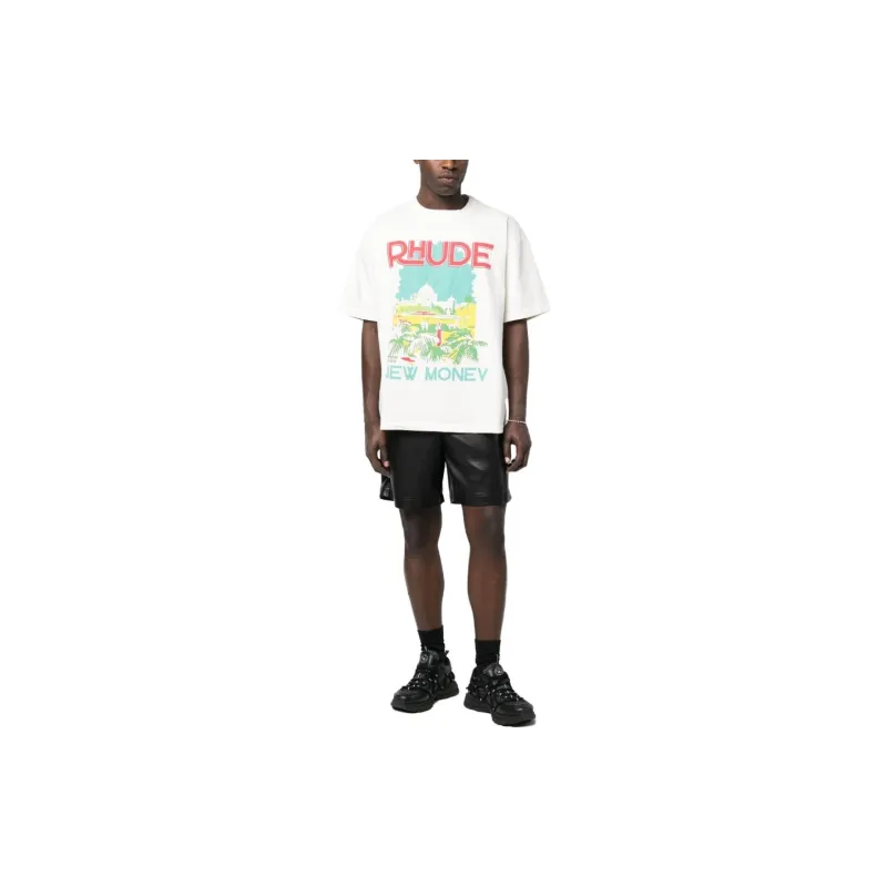 RHUDE T-Shirts Men White-3