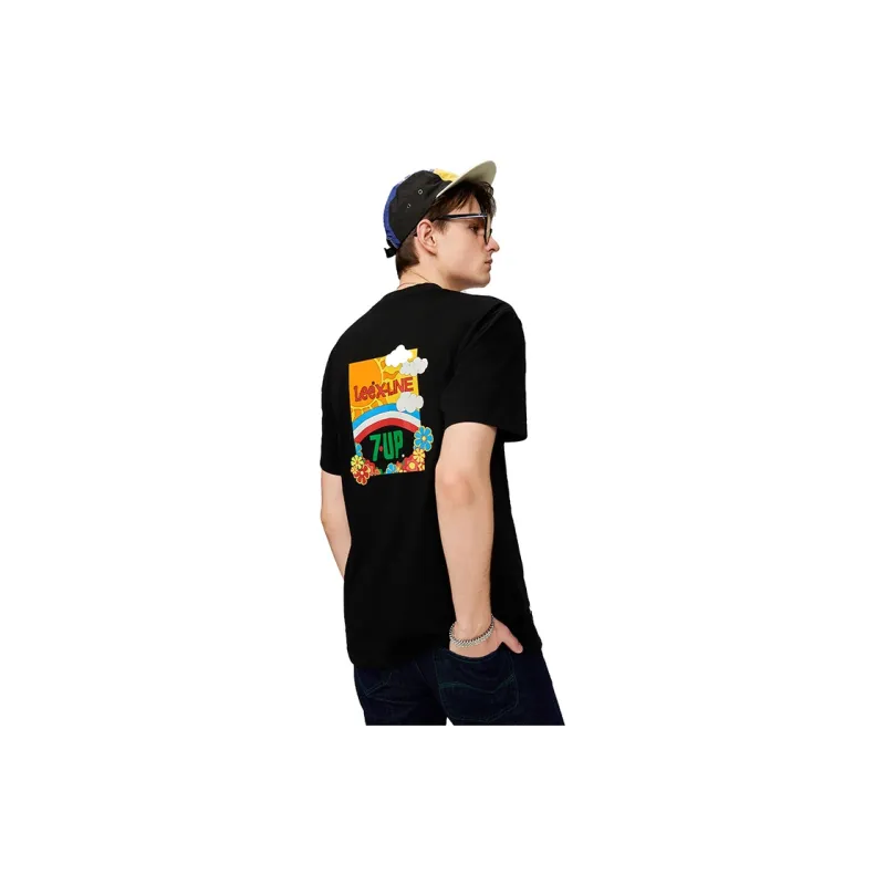 Lee T Shirts Men Black-5