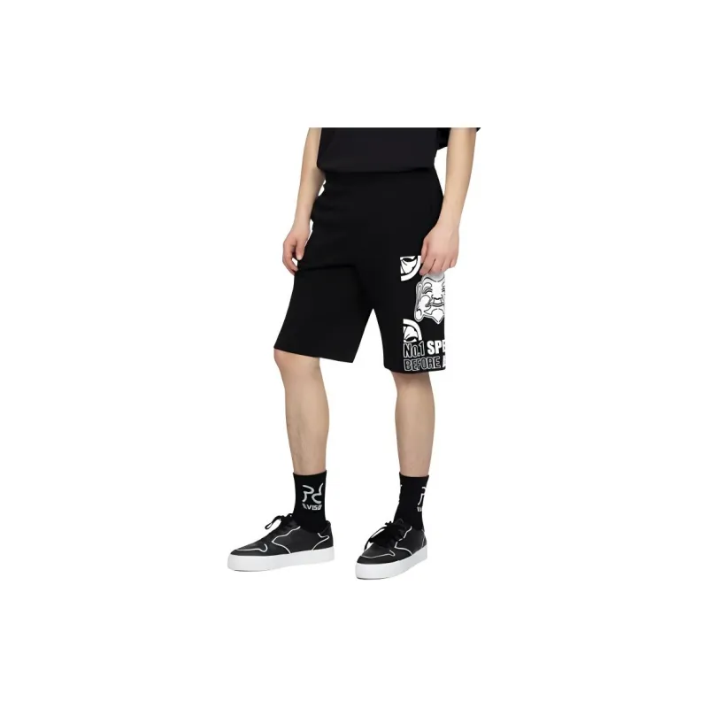 EVISU Sports Shorts Men's Black-4
