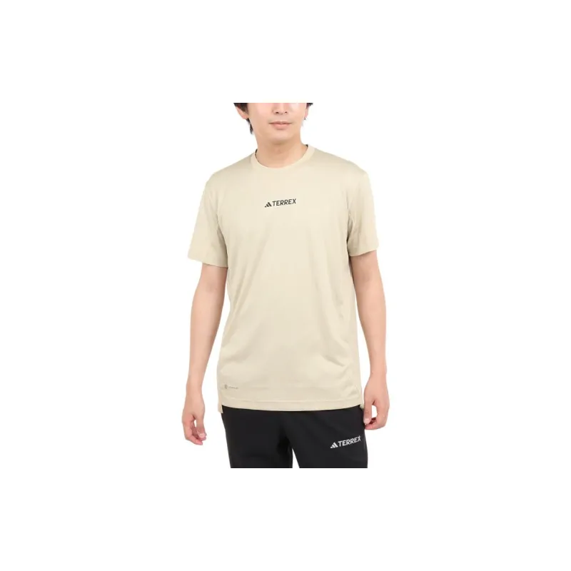 Adidas Terre T Shirt Men's Beige-1