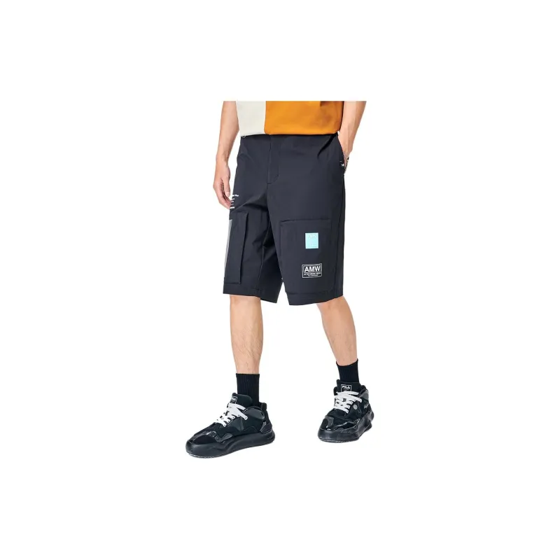 FILA MIHARA YASUHIRO Collaboration Collection Casual Shorts Men's Black-2