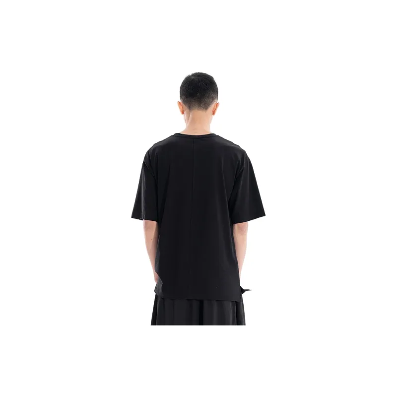 HUANXIANGZHE T Shirt Unisex Black-3