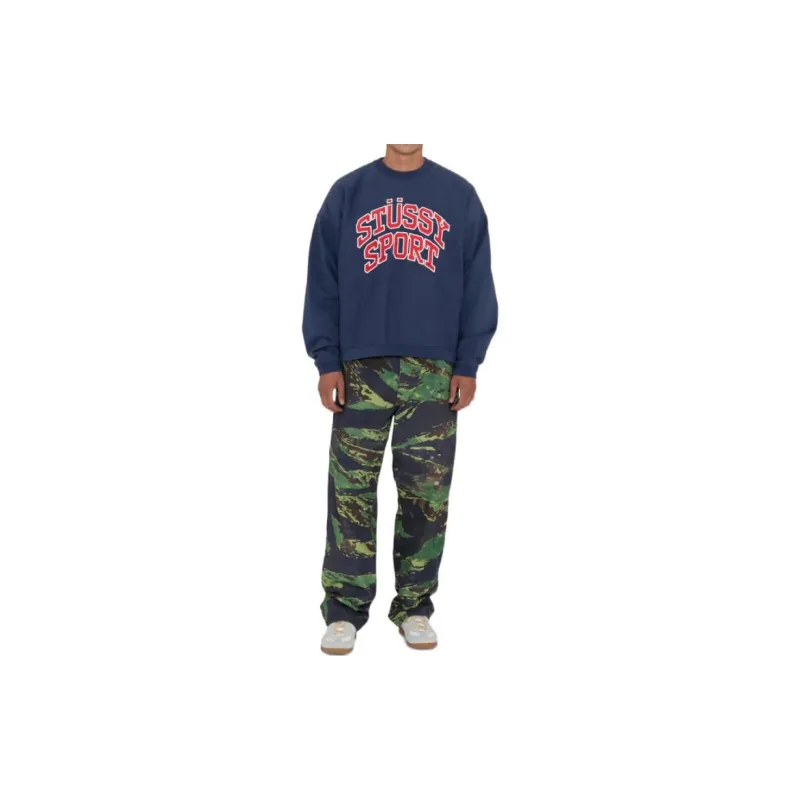 Stussy Sport Relaxed Oversized Crew-10