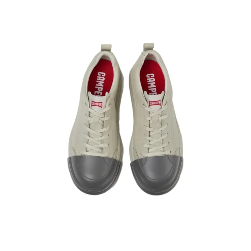 CAMPER Junction Low Top Skateboard Shoes Men's White Gray-1
