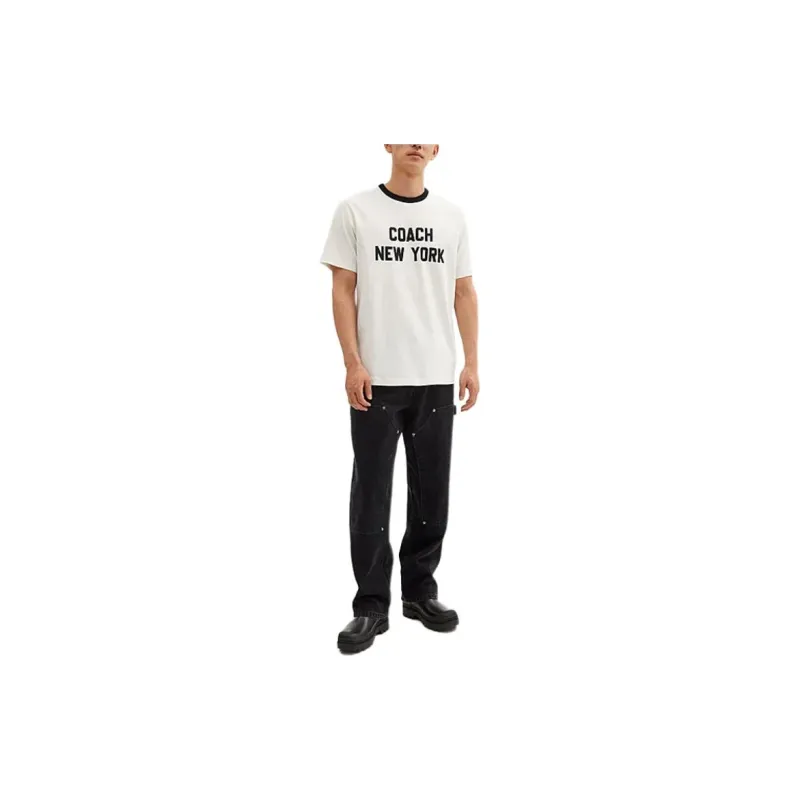 COACH T Shirts Unisex White-2