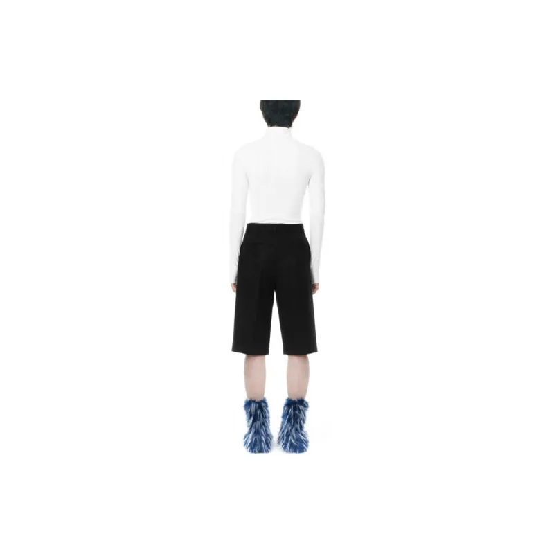 WE11DONE Casual Shorts Men Black-2