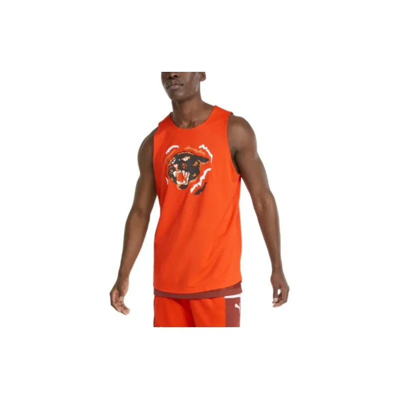 PUMA Basketball Jerseys Men Red-3