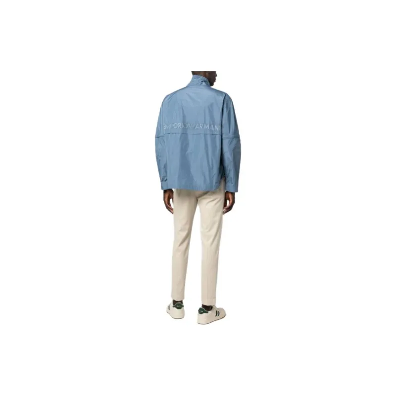 EMPORIO ARMANI FW23 Jackets & Coats Men's Blue-2