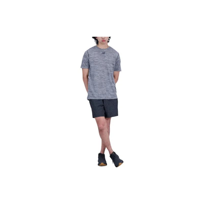 New Balance T Shirts Men Gray-4