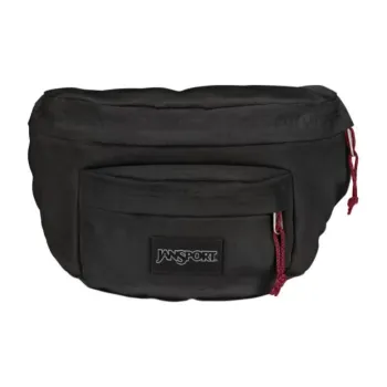 JanSport Recycled Polyester One Shoulder Crossbody Fanny Pack Unisex Black
