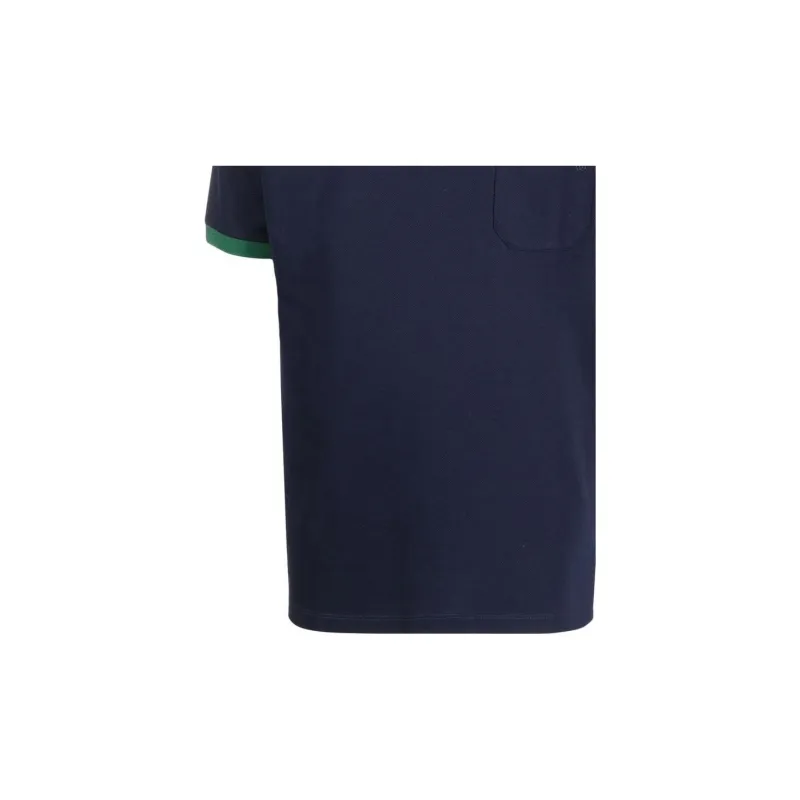 GUCCI Web Stripe collar Piqué Polo Shirt-5