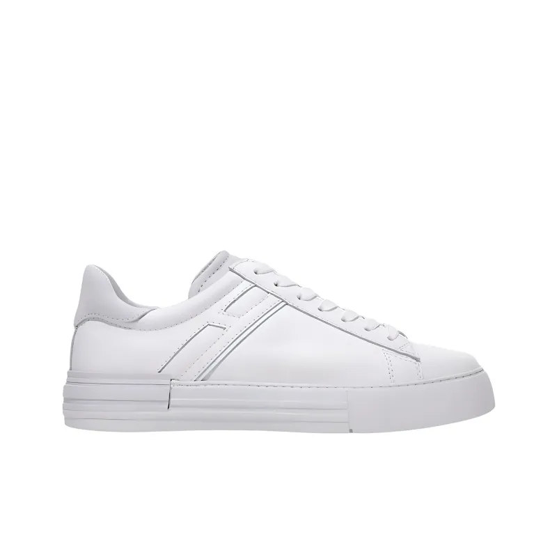 HOGAN Rebel Low Top Stylish Skateboarding Shoes Men's White-1