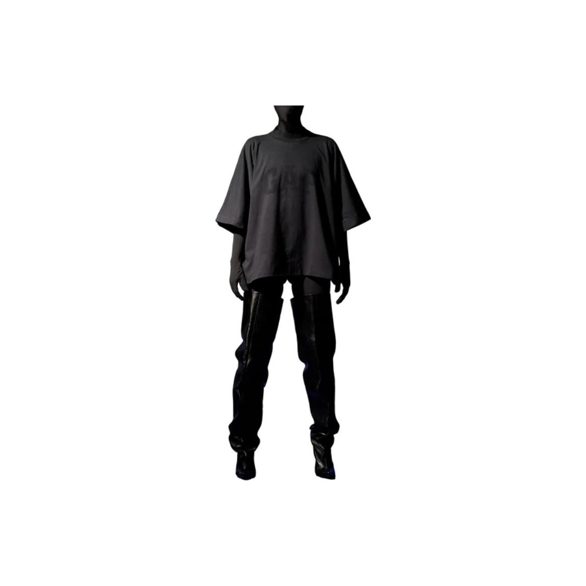 YEEZY Gap Dove No Seam Tee Black - POIZON
