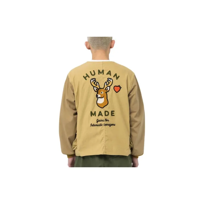 HUMAN MADE Collarless Hunting Jacket-2