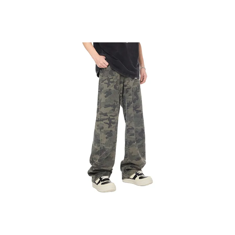 Zanzas Casual Pants Unisex Army Green-4