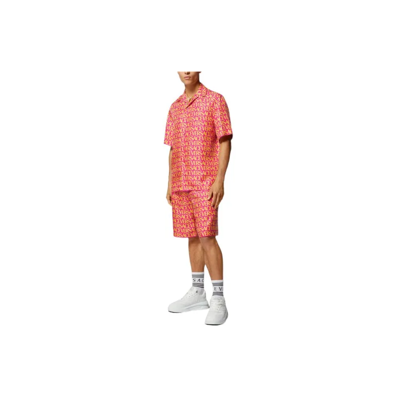 VERSACE Shirts Men Red-1