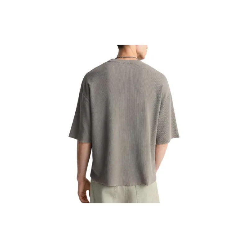 ZARA T Shirts Men Gray-3