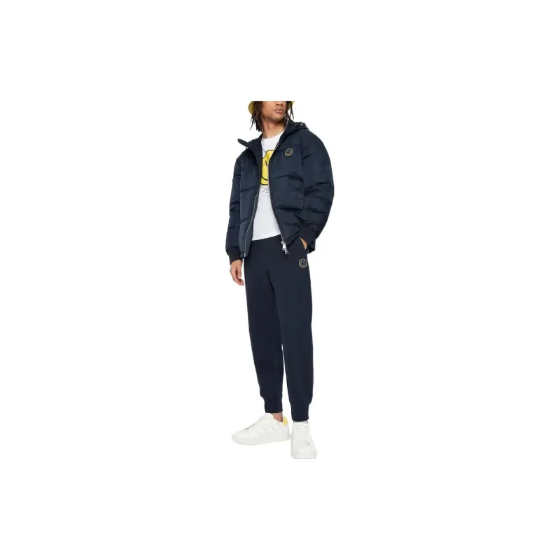 ARMANI EXCHANGEAE FW22 Knitted Sweatpants Men's Marine Blue-1