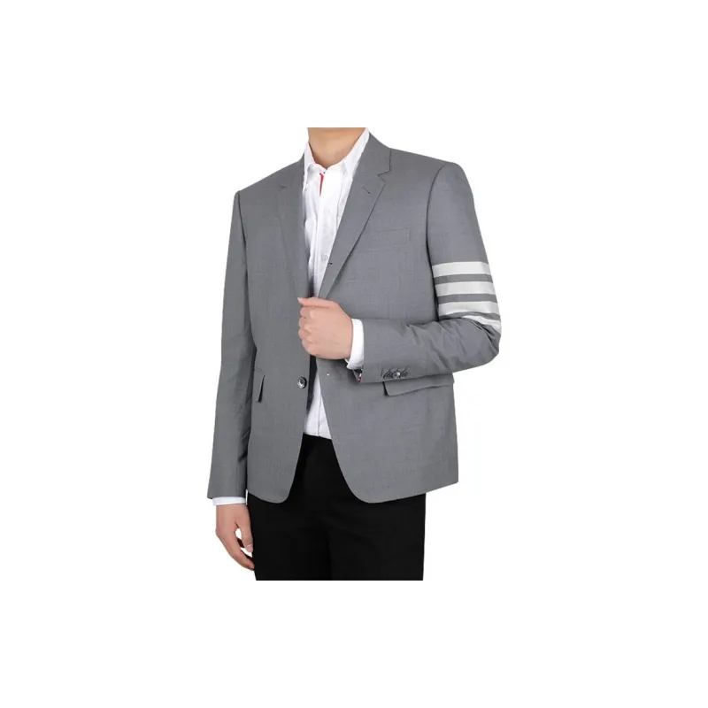 THOM BROWNE 4 Bar Wool Blazer-2
