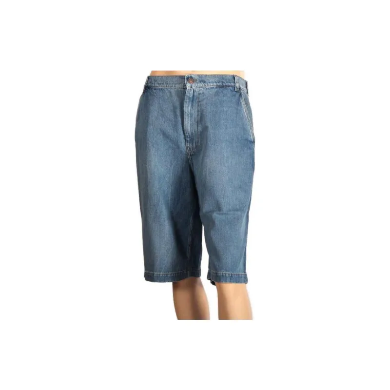 GUCCI Denim Shorts Men Blue-2