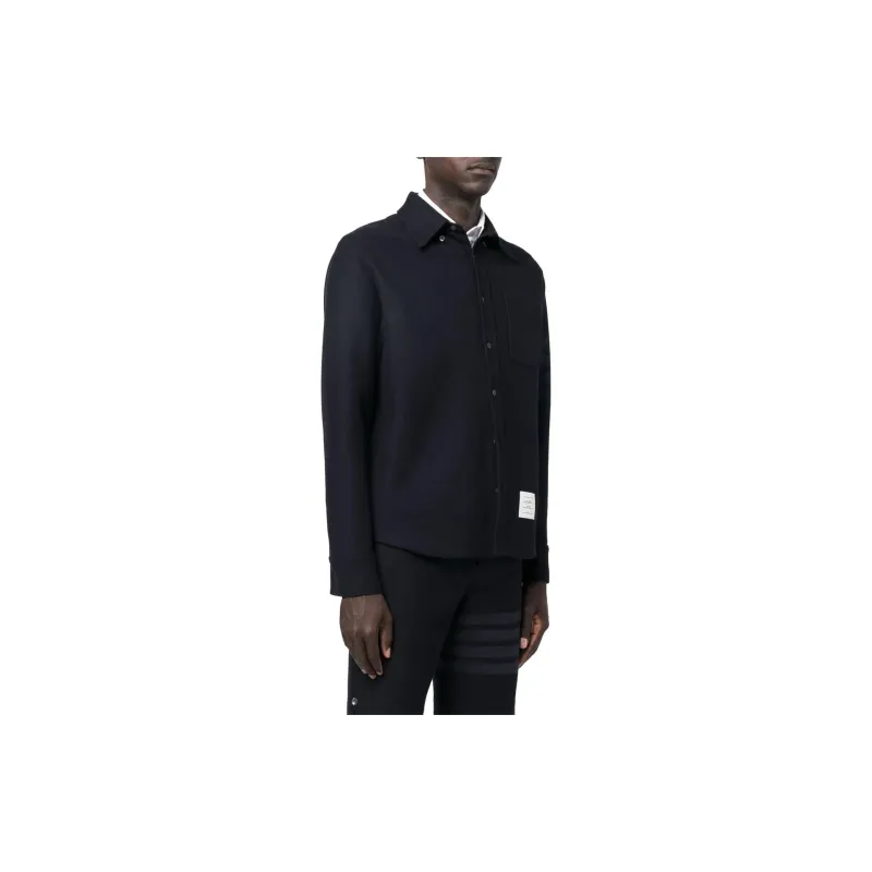 THOM BROWNE Cotton Long sleeved Shirt-3